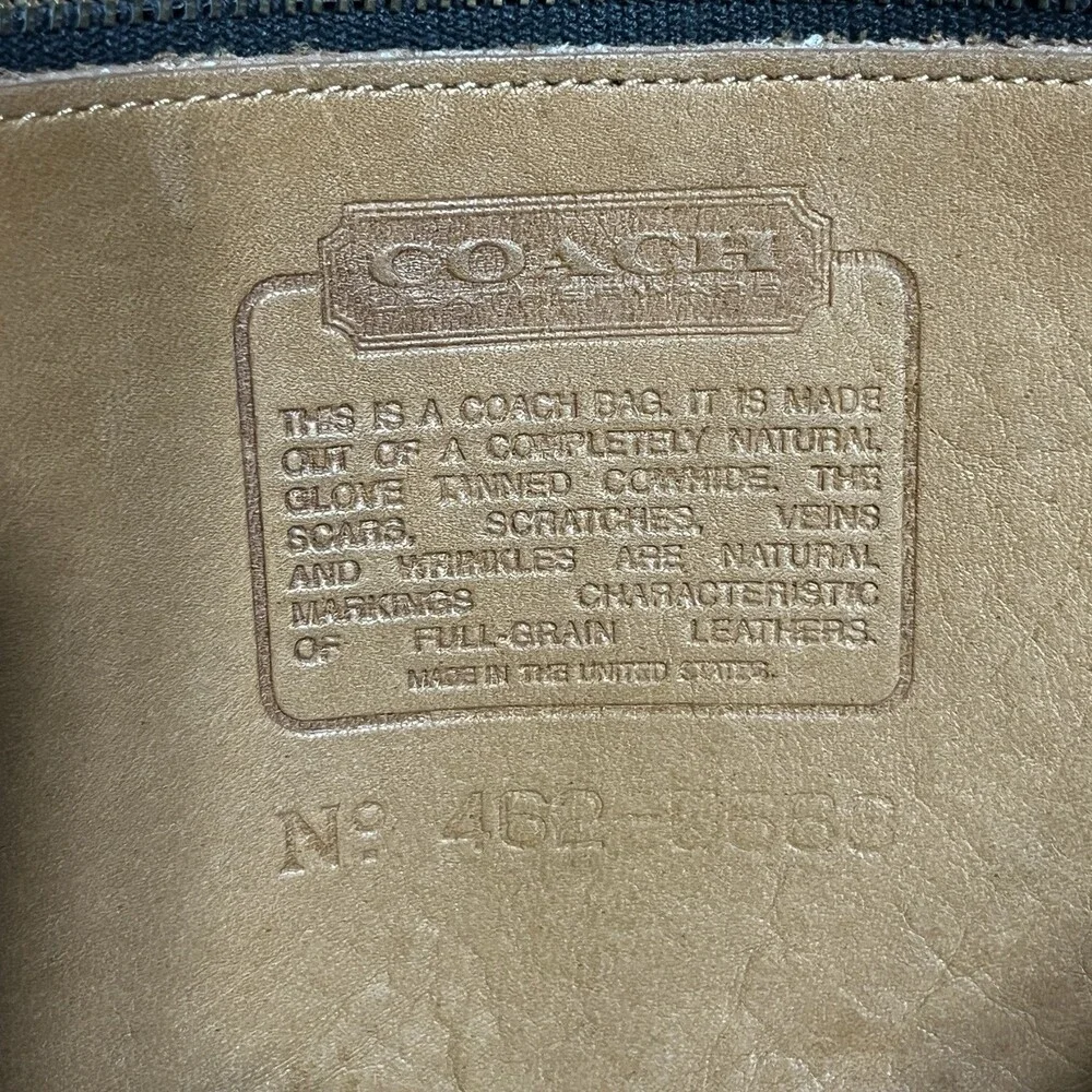 Vintage Coach 1970s Courier Bonnie Cashin City Bag Full Grain Leather Glove Tan